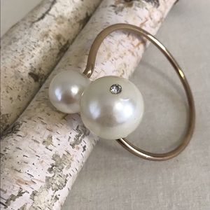 Boble bracelet - gold/Pearl